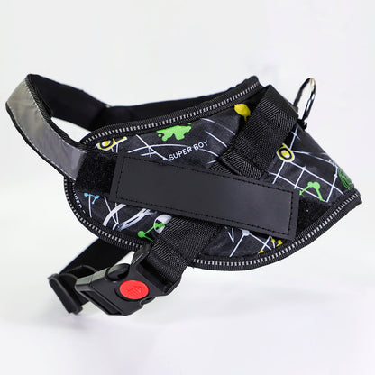 Black Dog Harness Type 7 by My Store, adjustable straps and secure fit for walking and training