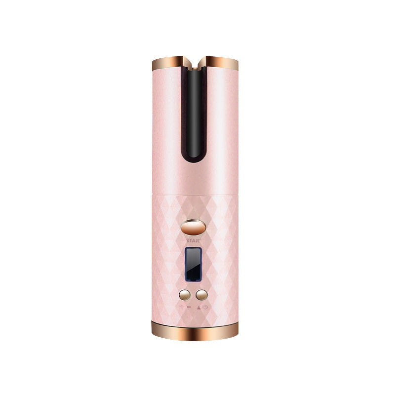 Wireless USB charging curling iron, multifunctional curler with sleek design by My Store