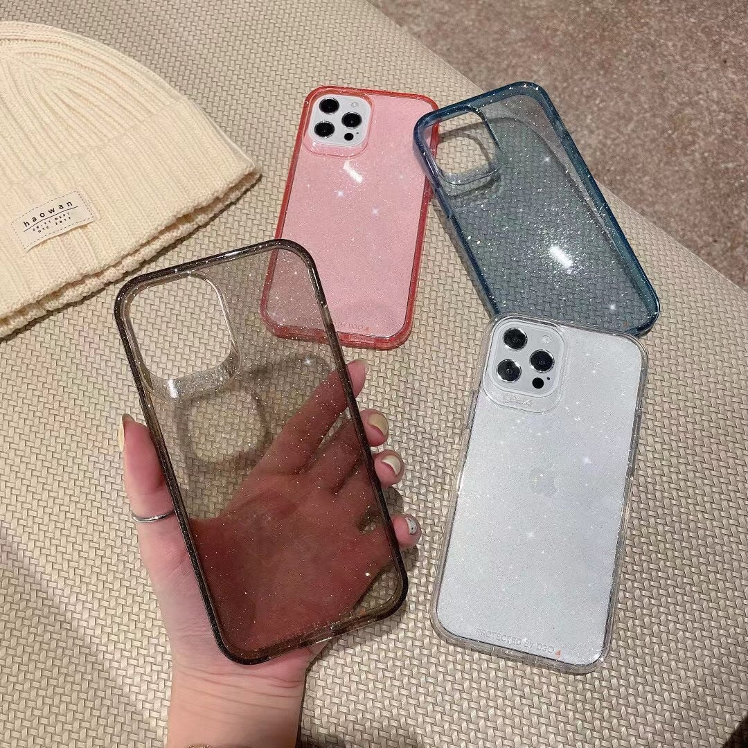 Flash pink hard case for Apple iPhone 12 and 12 Pro, simple women's phone cover, compatible with iPhone 11