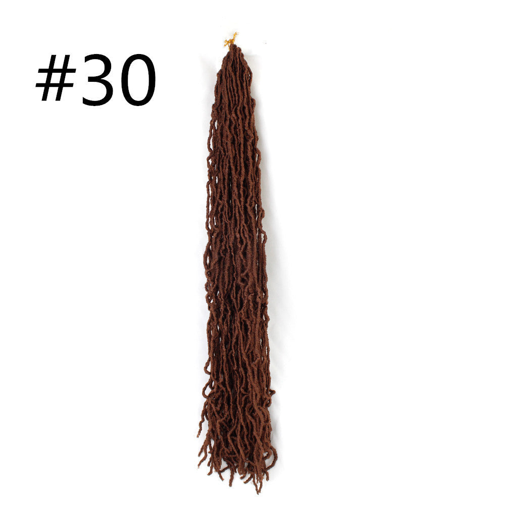 Dirty Braid irregular crochet hair in a textured braided style by My Store