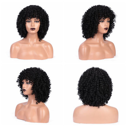 High temperature silk wig headgear displayed against a plain background