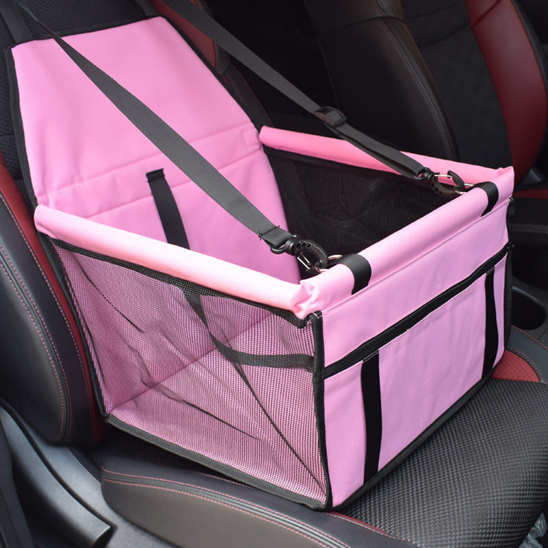 Breathable Pet Car Bag for comfortable pet travel, shown in a compact carrier design