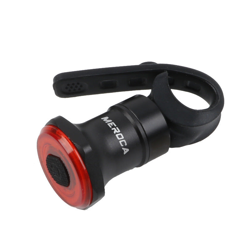 Bicycle smart brake sensor taillight with compact rear-mounted design