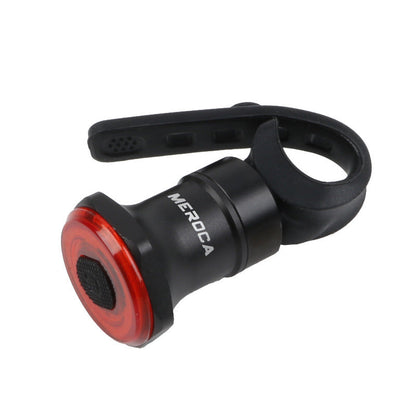 Bicycle smart brake sensor taillight with compact rear-mounted design