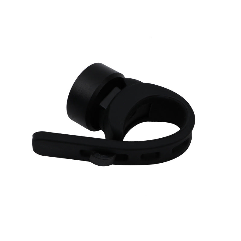 Bicycle smart brake sensor taillight, rear view with integrated LED brake light and bicycle mounting design