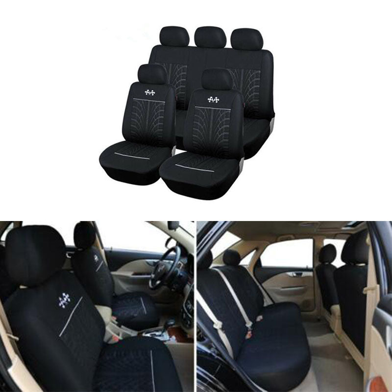 5-seater car seat cover by My Store, shown fitted over vehicle seats