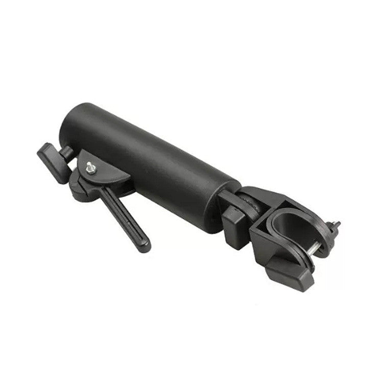 Outdoor umbrella stand with sturdy base for patio and garden use