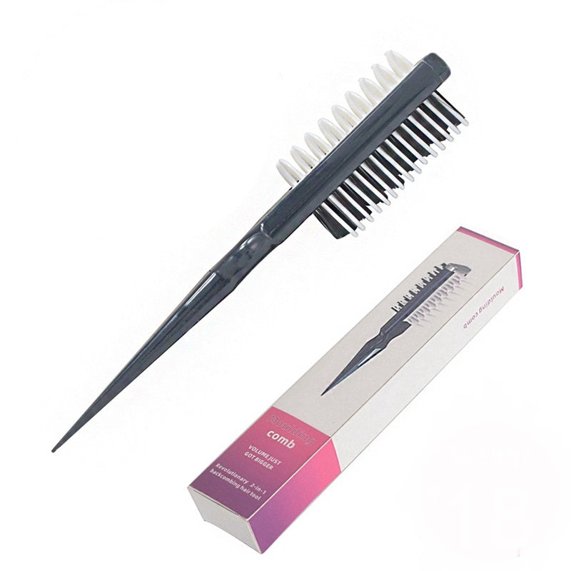 Multifunctional hair style comb and hair dryer styling comb in black