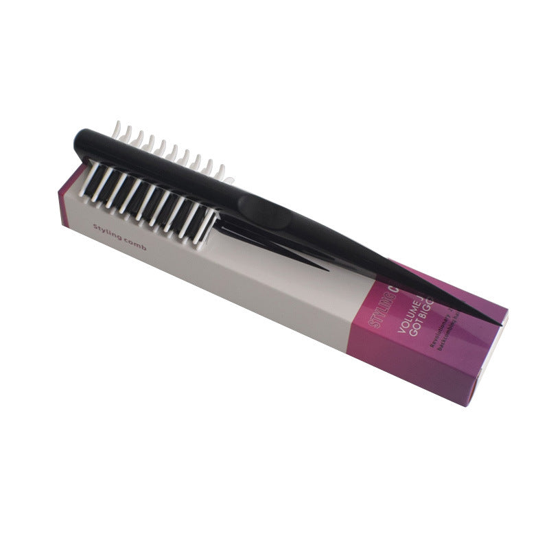 Multifunctional hair style comb hair dryer styling comb in black finish