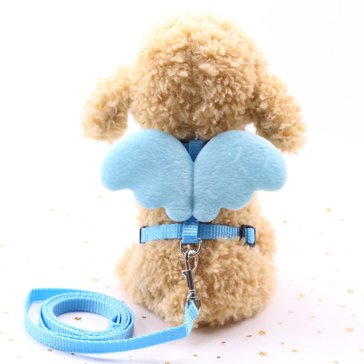 Cute Angel pet dog leash in a decorative design for walking and controlling dogs