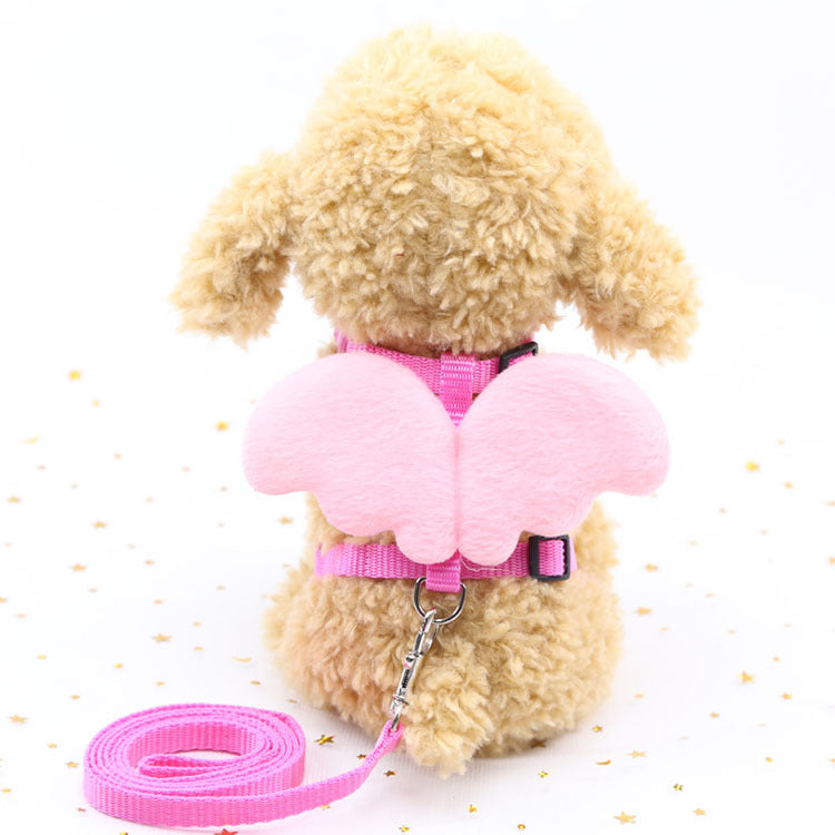 Cute Angel pet dog leash in a charming design, shown against a plain background