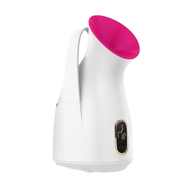 Household nano spray face steamer in compact handheld design for facial misting and skincare routines