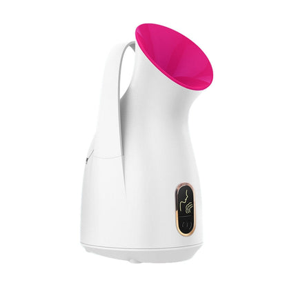 Household nano spray face steamer in compact handheld design for facial misting and skincare routines