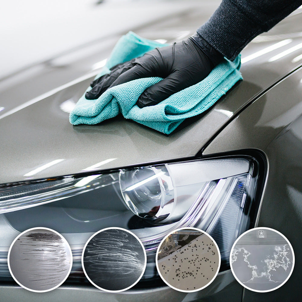 Car scratch repair artifact for scratch maintenance, compact automotive detailing tool