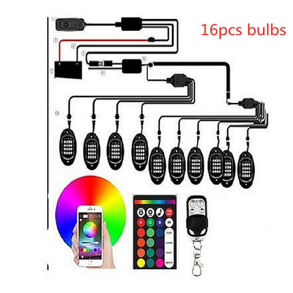 Automobile and motorcycle APP control decorative lights by My Store