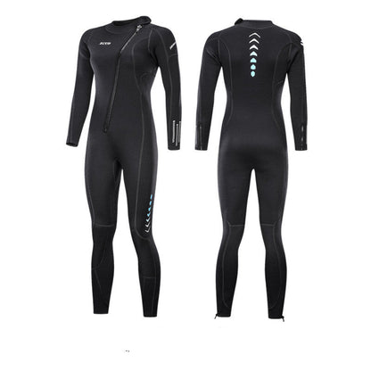 Men's one-piece warm surfing wetsuit by My Store in a full-body design