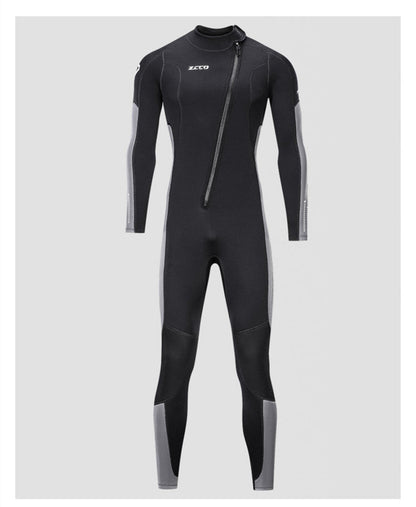 Men's one-piece warm surfing wetsuit in black neoprene by My Store