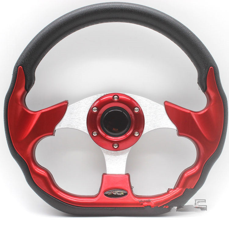 Multicolor 520 racing steering wheel for cars and karts, modified sport design