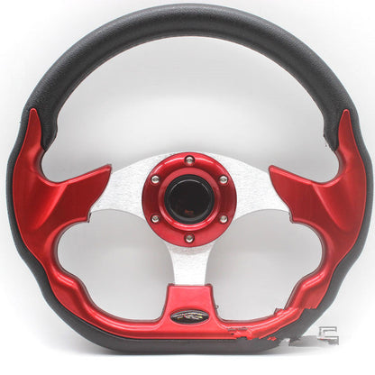 Multicolor 520 racing steering wheel for cars and karts, modified sport design