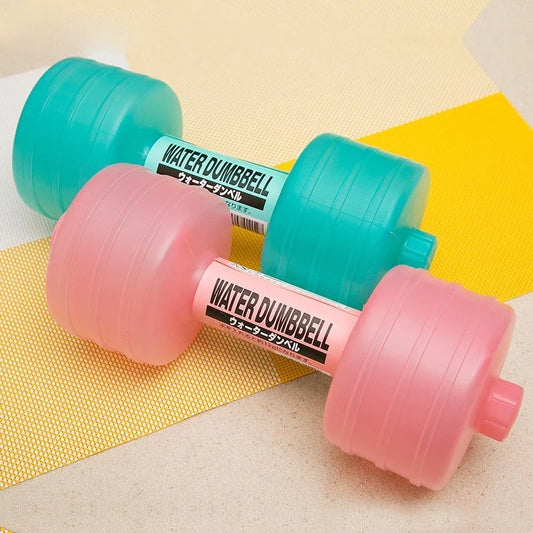 Water dumbbell weight bottle for bodybuilding, slimming, yoga and gym training exercises