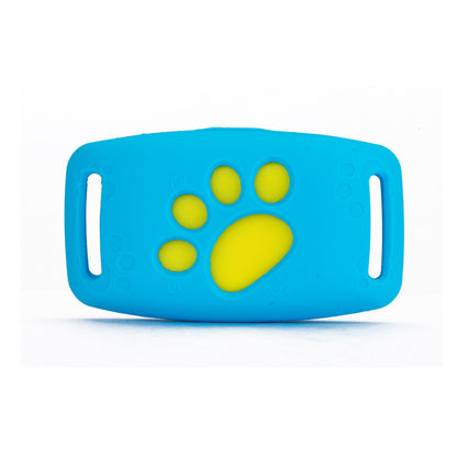 GPS pet tracker device with compact black design for locating pets outdoors