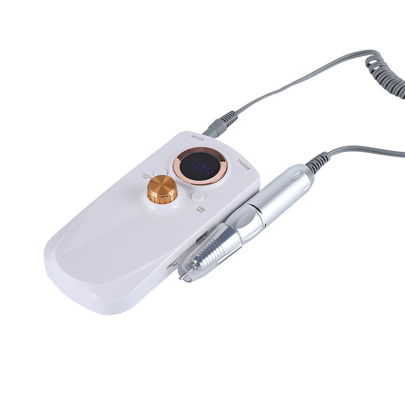 Rechargeable nail polisher by My Store, compact electric manicure tool for smoothing and shaping nails