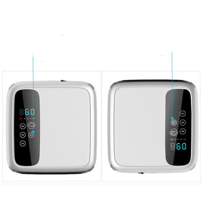 Rechargeable smart nail light machine with touch screen and reversal function, white design