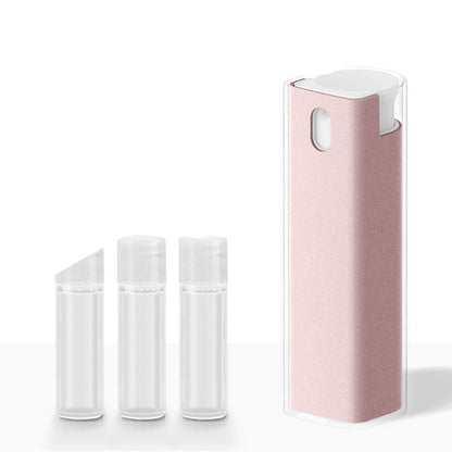Mobile phone and computer LCD screen cleaner spray set with microfiber cloth