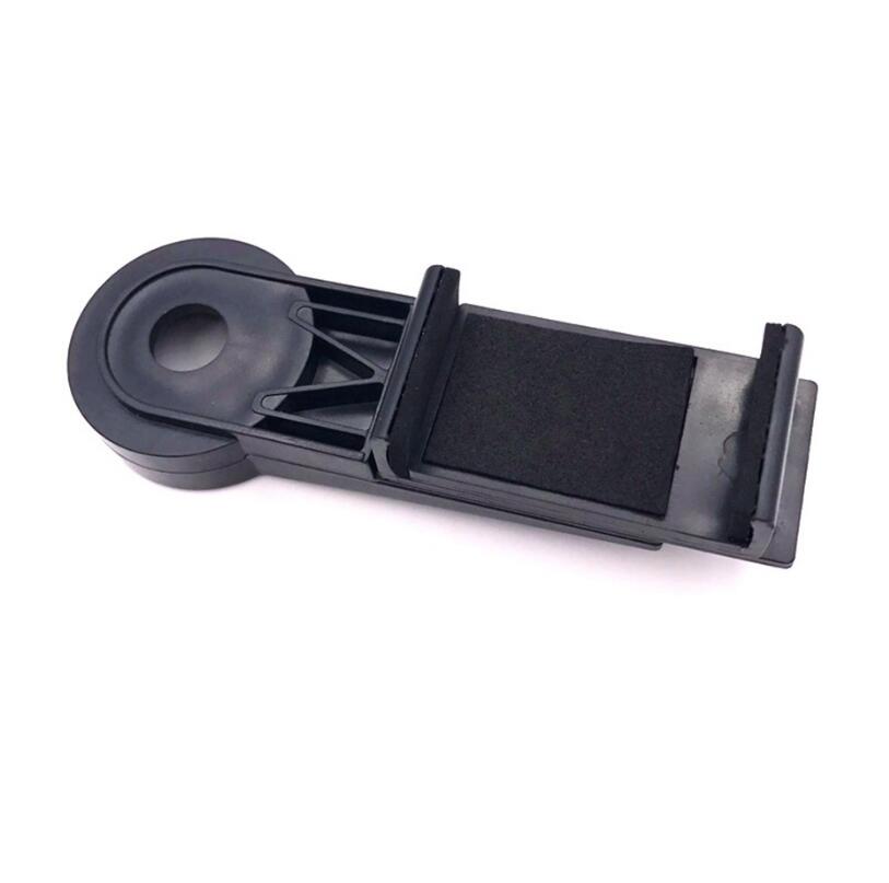 Apple-compatible monocular telescope zoom scope with compass, phone clip, and tripod