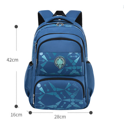 Korean leisure side refrigerator-style student schoolbag in a compact backpack design