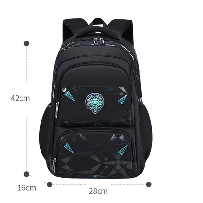 Korean leisure side refrigerator-style student schoolbag by My Store, showing its compact backpack design