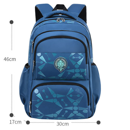 Korean leisure side refrigerator-style student schoolbag in a compact backpack design