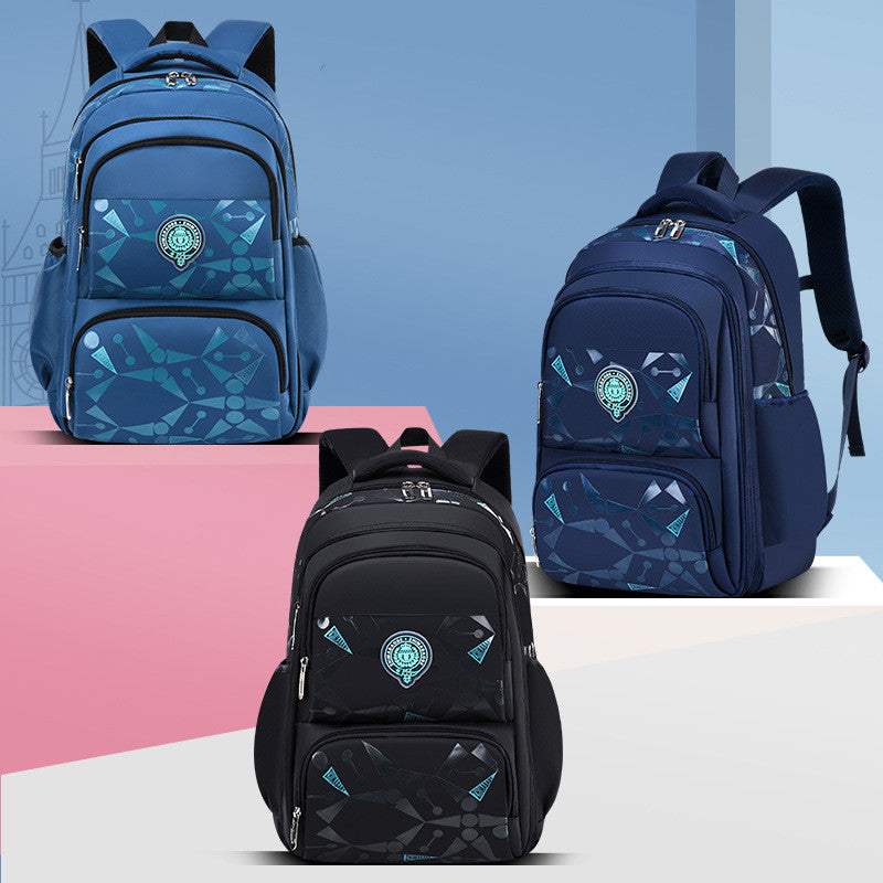Korean leisure side refrigerator-style student schoolbag in a compact backpack design