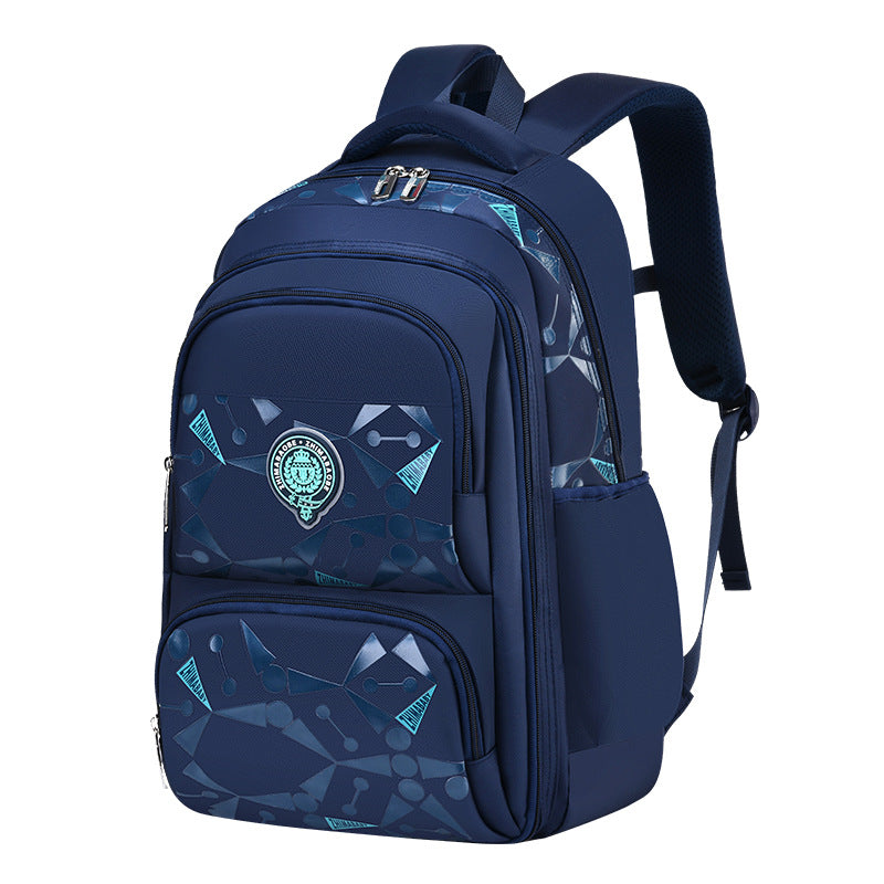 Korean leisure side refrigerator-style student schoolbag in compact backpack design