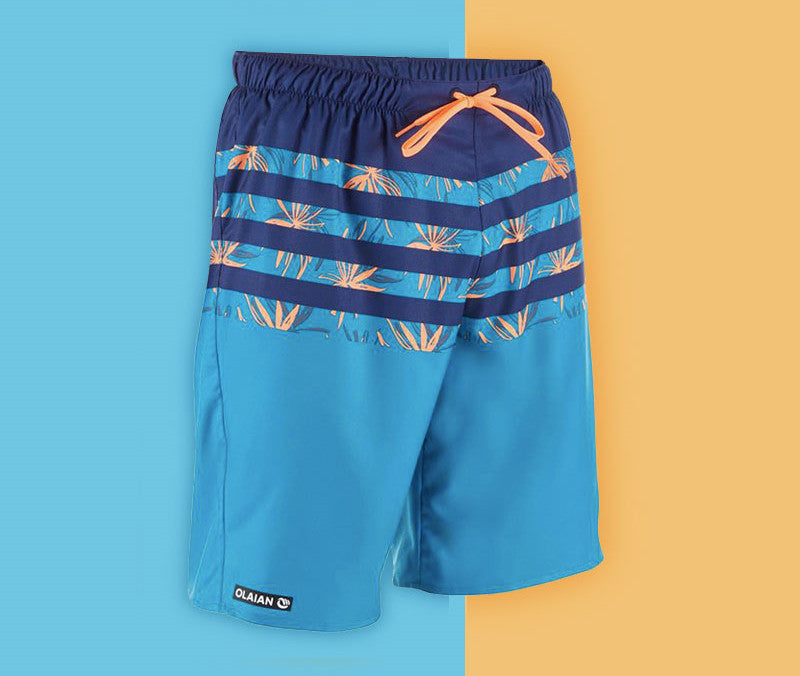 Men's surfing beach shorts, quick-drying hot spring swim shorts in a casual design