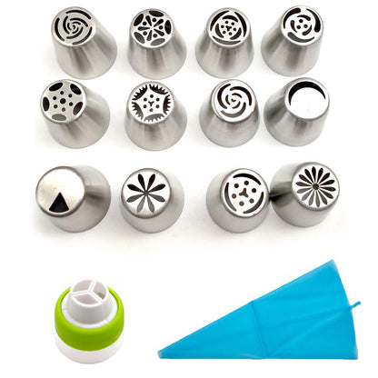 Fondant, cream and chocolate cake decorating tool for applying decorative details