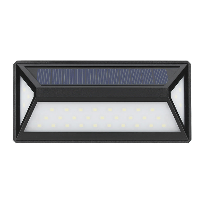 Solar wall light by My Store, compact outdoor wall-mounted design for pathway or patio lighting