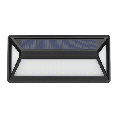 Solar wall light by My Store, compact outdoor wall-mounted design for pathway or patio lighting