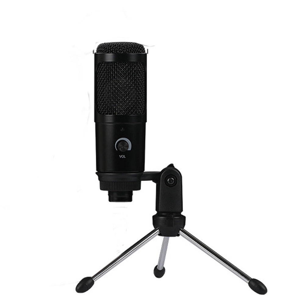 Wired Computer K Song live microphone with handheld design and cable