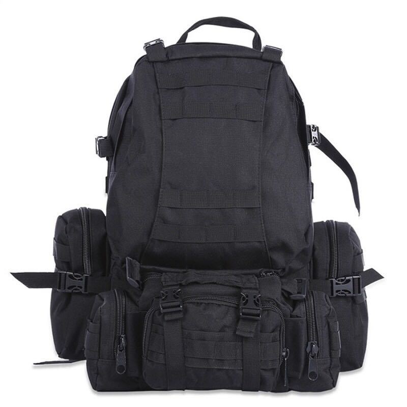50L outdoor Molle military tactical backpack in waterproof design for camping, hiking, travel, and sports