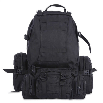 50L outdoor Molle military tactical backpack in waterproof design for camping, hiking, travel, and sports