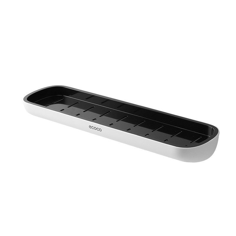 Wall-mounted bathroom storage rack for organizing toiletries and kitchen essentials, My Store brand
