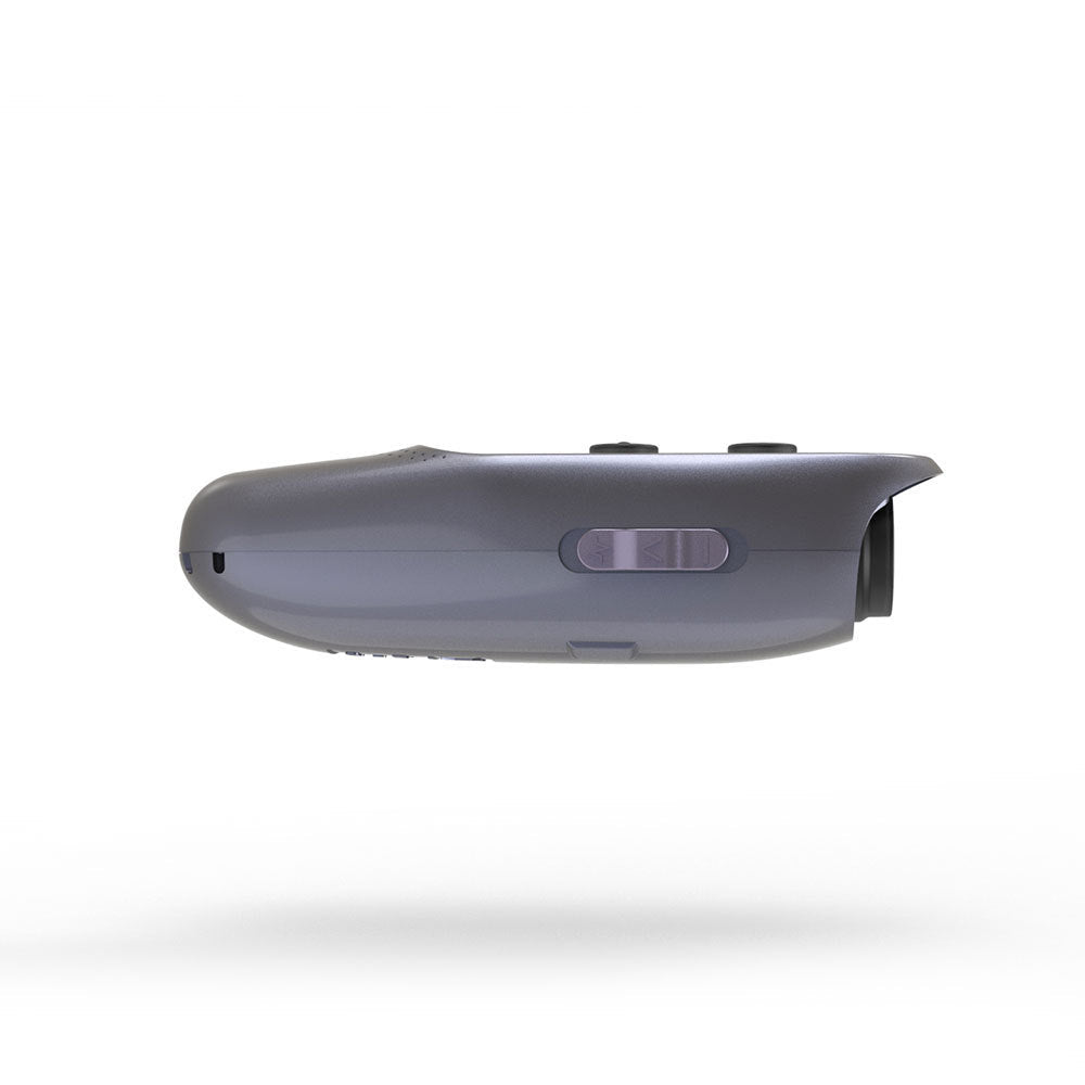 Customizable ultrasonic handheld outdoor pet trainer device in compact black design