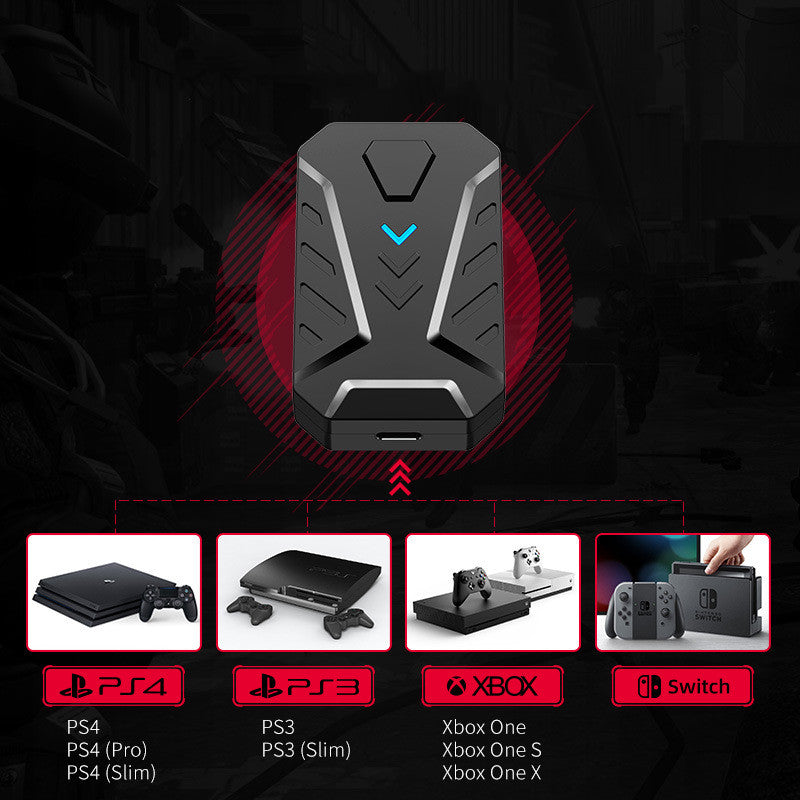 PS4 console keyboard and mouse converter by My Store, compact gaming adapter device