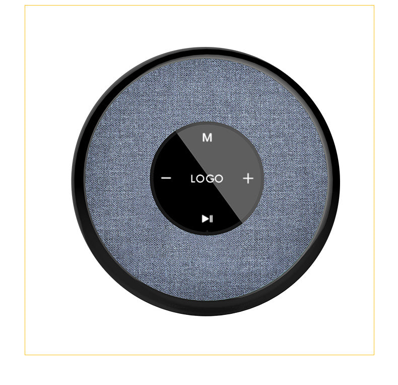 Wireless waterproof floating Bluetooth speaker by My Store, black cylindrical design with handle