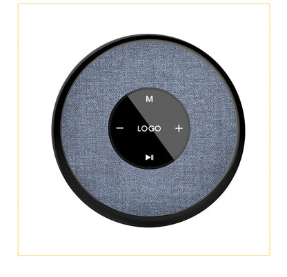 Wireless waterproof floating Bluetooth speaker by My Store, black cylindrical design with handle