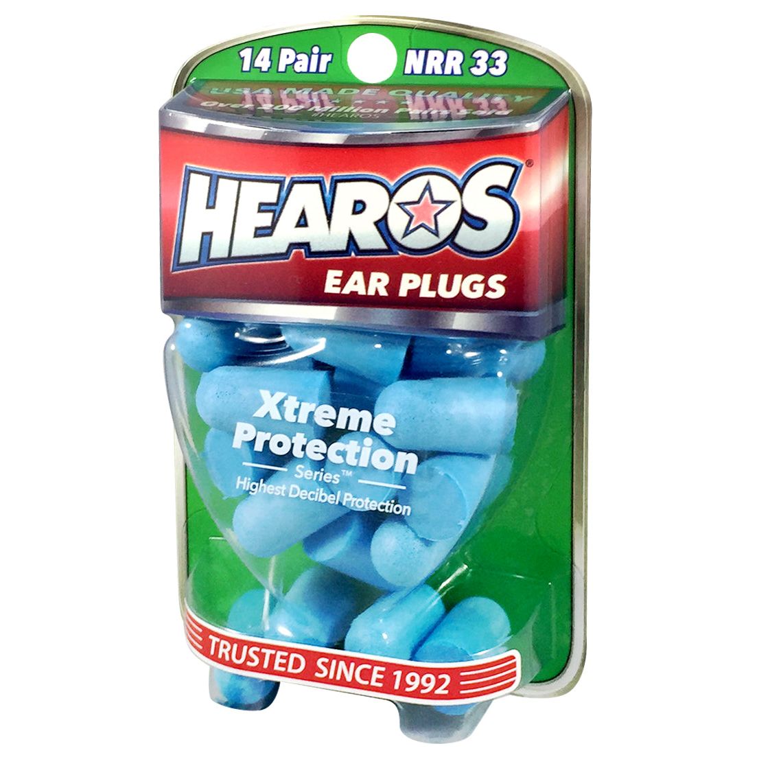 Hearos Xtreme Protection Series Ear Plugs 14-Pair