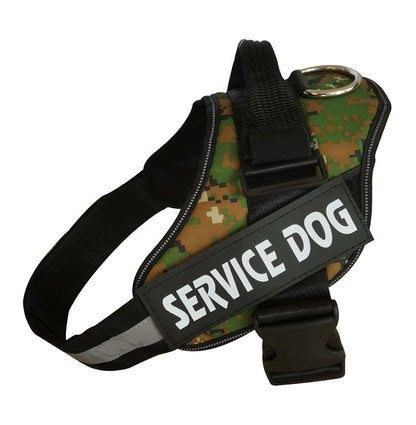 Personalized reflective breathable no-pull dog harness vest with adjustable straps and patch for small to large dogs