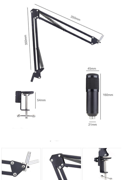 BM-800 192kHz 24-bit USB condenser microphone for computer recording