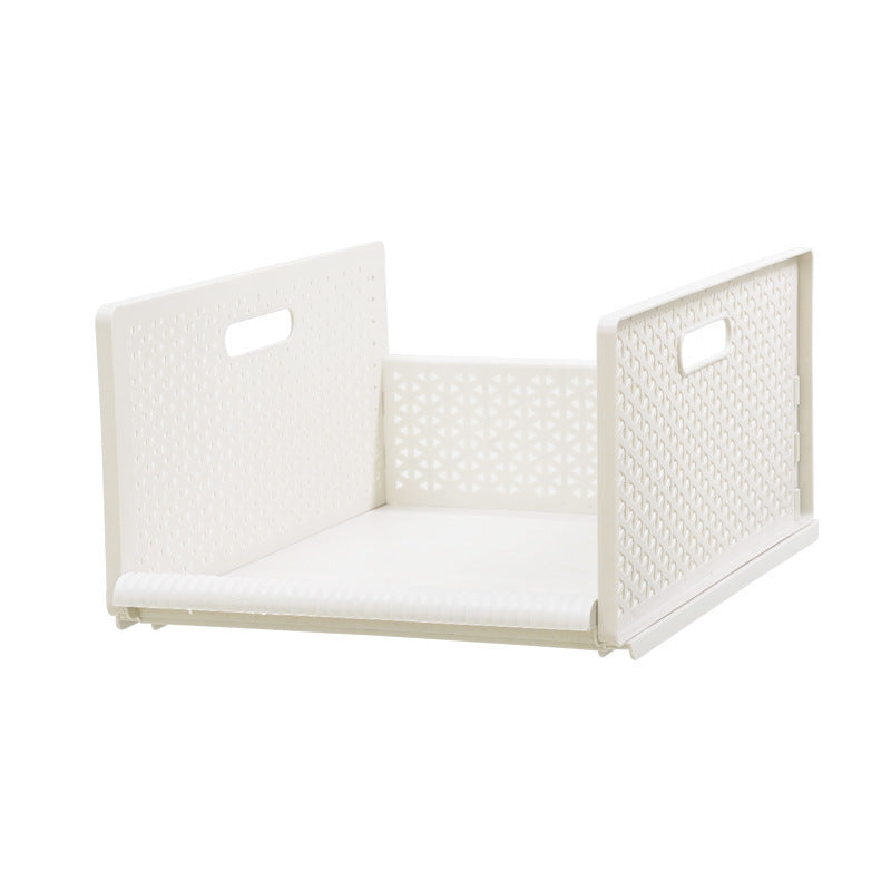 Space-saving drawer-type wardrobe dormitory rack with multiple storage compartments